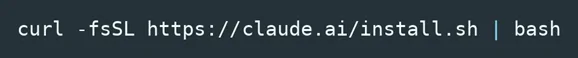 Команда для загрузки и запуска нативного установщика Claude Code
